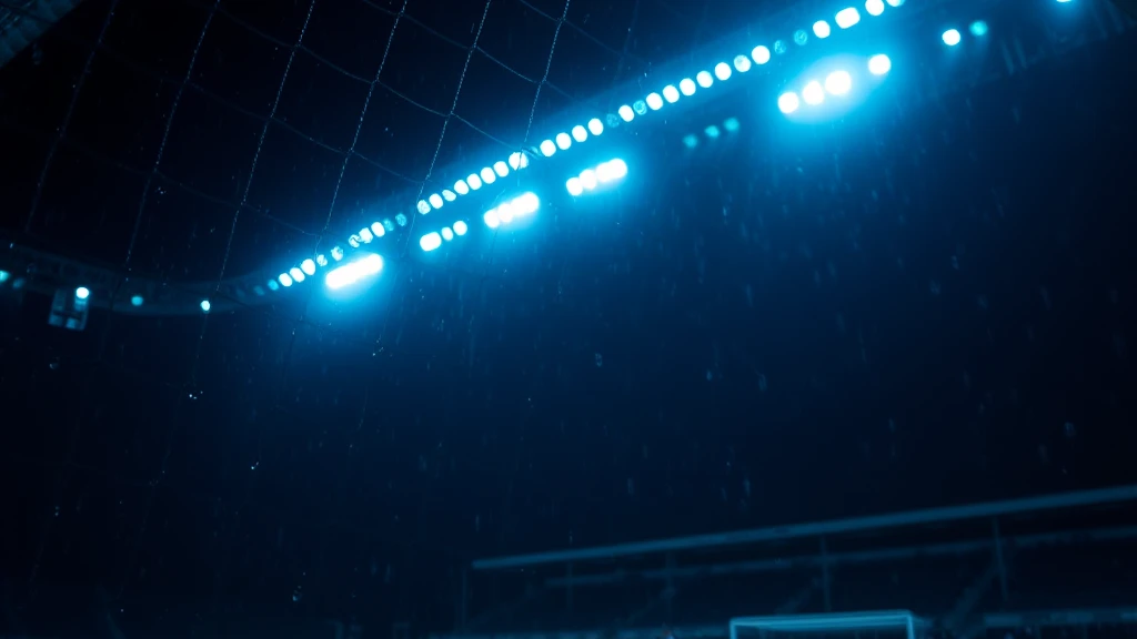 The mesh of a goal net in close-up with water droplets