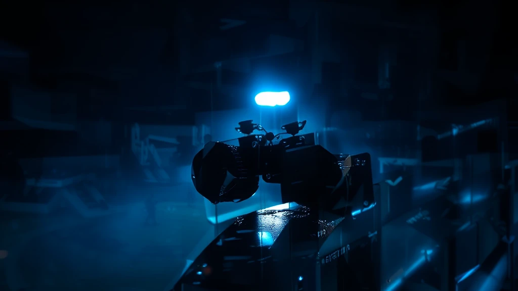 Binoculars on a wet rail above a dark pitch