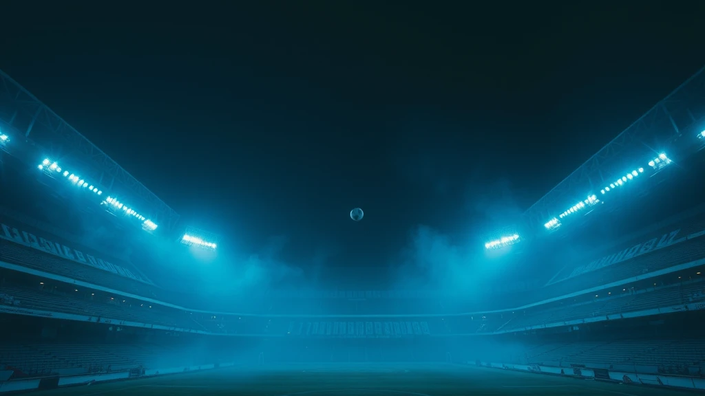 Smoke rolling across empty terraces with plain flags